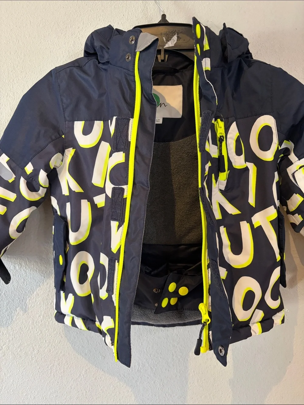 Boden kids snow jacket 2-3 year old